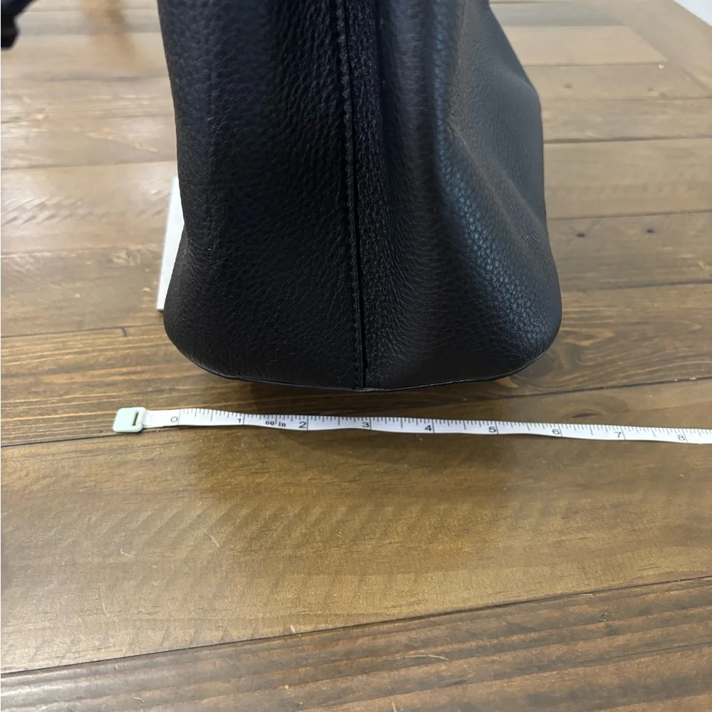 Kate Spade Marti Bucket Bag in Black Pebble Leather